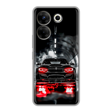 Силиконовый чехол на Tecno Camon 20 Pro 5G с принтом BMW БМВ