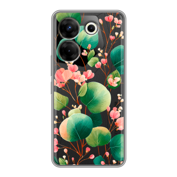 Силиконовый чехол на Tecno Camon 20 Pro 5G с принтом женский Силиконовый чехол на Tecno Camon 20 Pro 5G с принтом женский