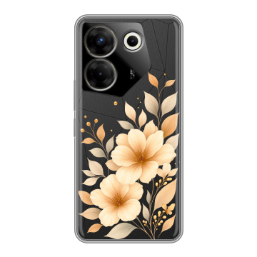 Силиконовый чехол на Tecno Camon 20 Pro 5G с принтом для девушки Силиконовый чехол на Tecno Camon 20 Pro 5G с принтом для девушки
