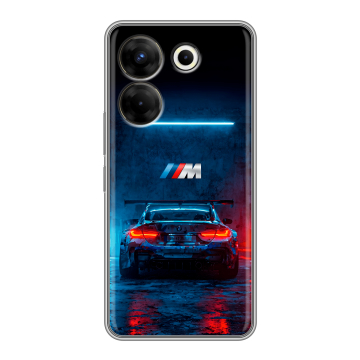 Силиконовый чехол на Tecno Camon 20 Pro 5G с принтом BMW БМВ