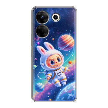 Силиконовый чехол на Tecno Camon 20 Pro 5G с принтом Labubu Лабубу Силиконовый чехол на Tecno Camon 20 Pro 5G с принтом Labubu Лабубу