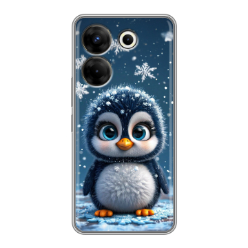 Силиконовый чехол на Tecno Camon 20 Pro 5G с принтом Новый год Силиконовый чехол на Tecno Camon 20 Pro 5G с принтом Новый год