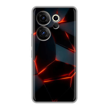 Силиконовый чехол на Tecno Camon 20 Premier с принтом Яркие абстракции Силиконовый чехол на Tecno Camon 20 Premier с принтом Яркие абстракции