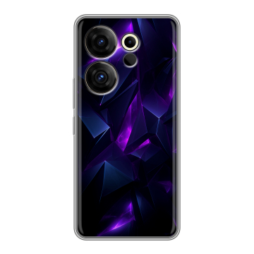 Силиконовый чехол на Tecno Camon 20 Premier с принтом Абстракиция