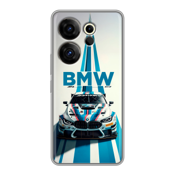 Силиконовый чехол на Tecno Camon 20 Premier с принтом БМВ BMW