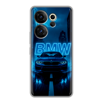 Силиконовый чехол на Tecno Camon 20 Premier с принтом BMW БМВ