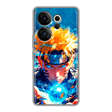 Силиконовый чехол на Tecno Camon 20 Premier с принтом Аниме Наруто Naruto