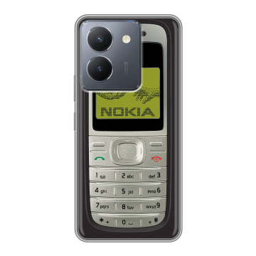 Силиконовый чехол на Vivo Y36 с принтом Ретро Нокия Силиконовый чехол на Vivo Y36 с принтом Ретро Нокия