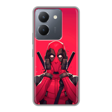 Силиконовый чехол на Vivo Y36 с принтом Дедпул Deadpool