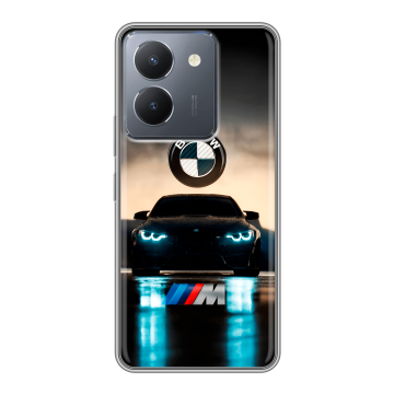 Силиконовый чехол на Vivo Y36 с принтом БМВ BMW