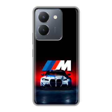 Силиконовый чехол на Vivo Y36 с принтом БМВ BMW