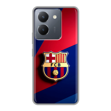 Силиконовый чехол на Vivo Y36 с принтом Барселона Barcelona