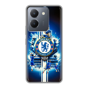 Силиконовый чехол на Vivo Y36 с принтом Chelsea Челси Силиконовый чехол на Vivo Y36 с принтом Chelsea Челси
