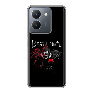 Силиконовый чехол на Vivo Y36 с принтом Death note Тетрадь смерти