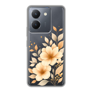 Силиконовый чехол на Vivo Y36 с принтом для девушки Силиконовый чехол на Vivo Y36 с принтом для девушки
