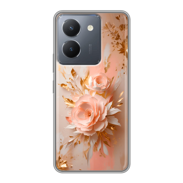 Силиконовый чехол на Vivo Y36 с принтом женский Силиконовый чехол на Vivo Y36 с принтом женский