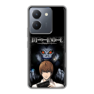 Силиконовый чехол на Vivo Y36 с принтом Death note Тетрадь смерти Силиконовый чехол на Vivo Y36 с принтом Death note Тетрадь смерти