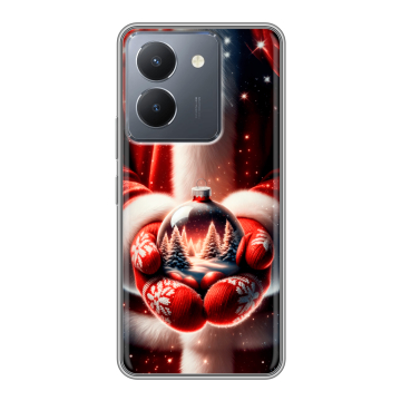 Силиконовый чехол на Vivo Y36 с принтом Новый год Силиконовый чехол на Vivo Y36 с принтом Новый год