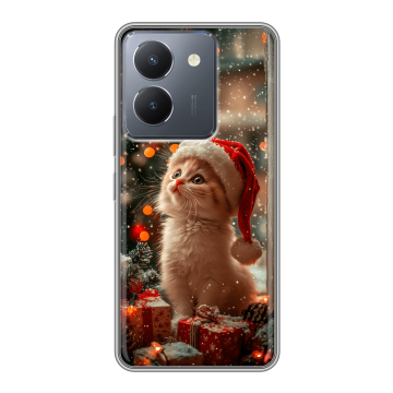 Силиконовый чехол на Vivo Y36 с принтом Новый год Силиконовый чехол на Vivo Y36 с принтом Новый год