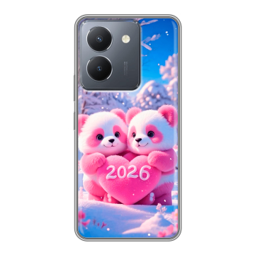 Силиконовый чехол на Vivo Y36 с принтом Новый год Силиконовый чехол на Vivo Y36 с принтом Новый год