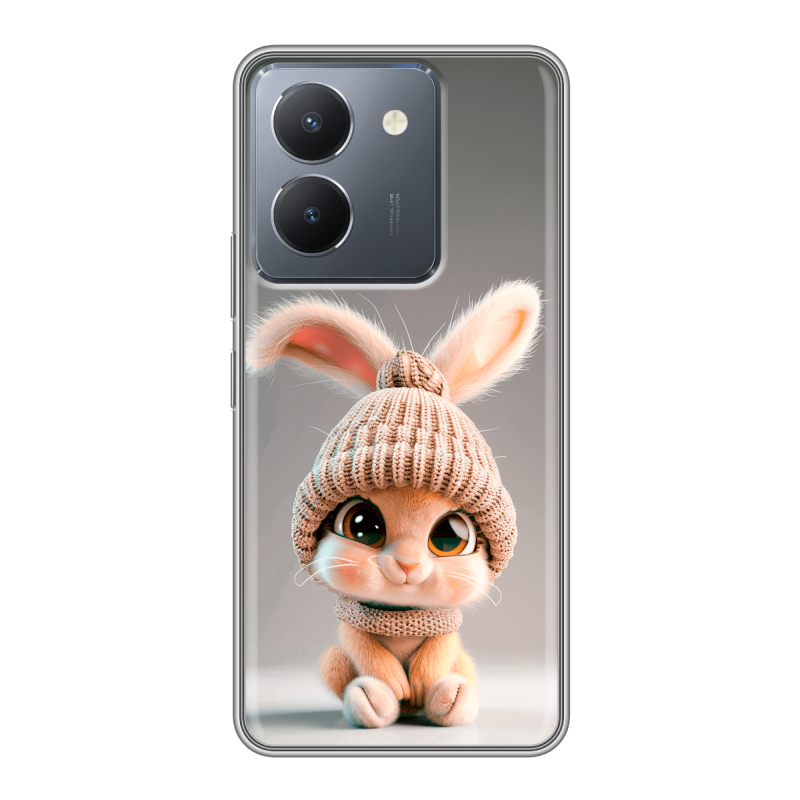 Силиконовый чехол на Vivo Y36 с принтом Кролик Силиконовый чехол на Vivo Y36 с принтом Кролик