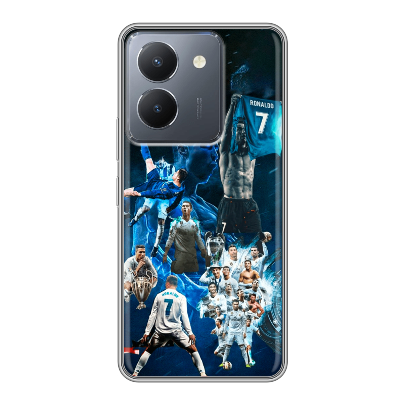 Силиконовый чехол на Vivo Y36 с принтом Реал Роналдо Силиконовый чехол на Vivo Y36 с принтом Реал Роналдо