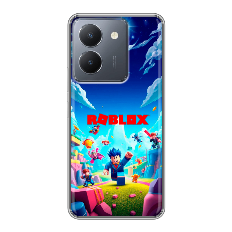 Силиконовый чехол на Vivo Y36 с принтом Roblox Роблокс Силиконовый чехол на Vivo Y36 с принтом Roblox Роблокс