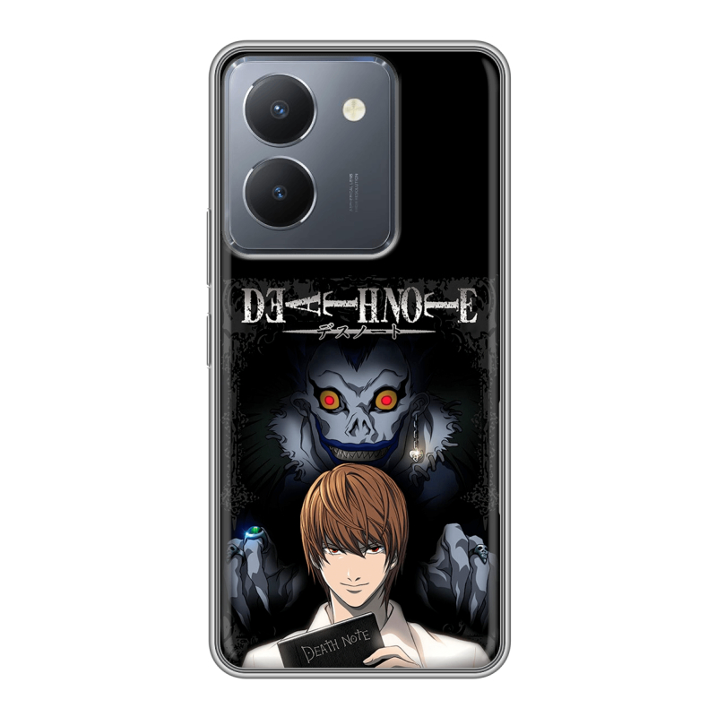 Силиконовый чехол на Vivo Y36 с принтом Death note Тетрадь смерти Силиконовый чехол на Vivo Y36 с принтом Death note Тетрадь смерти