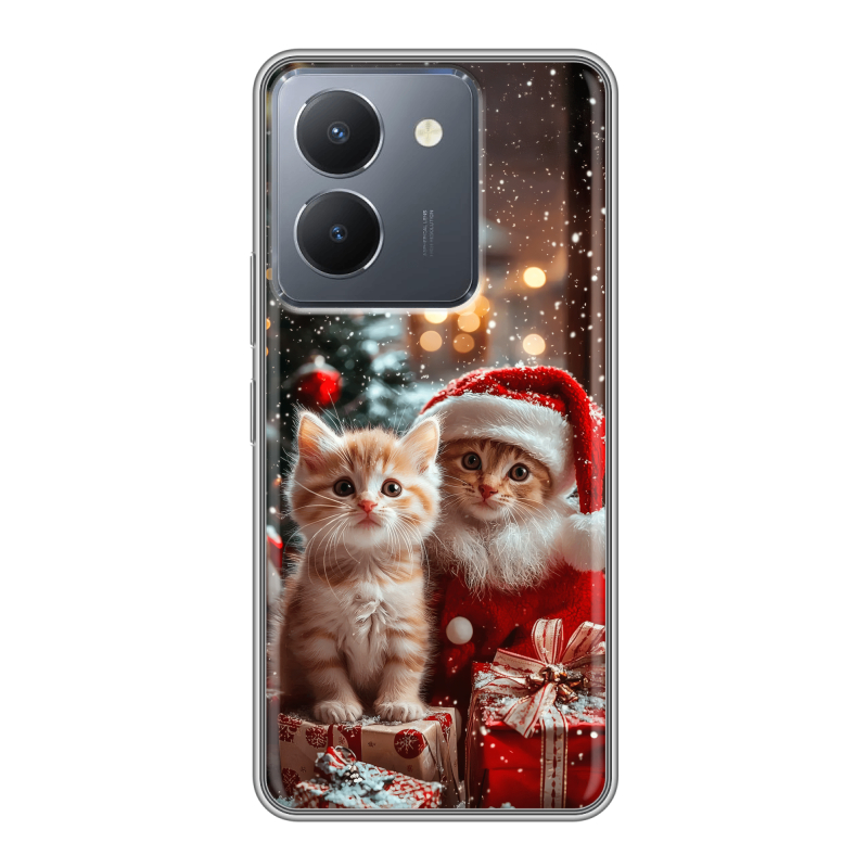 Силиконовый чехол на Vivo Y36 с принтом Новый год Силиконовый чехол на Vivo Y36 с принтом Новый год