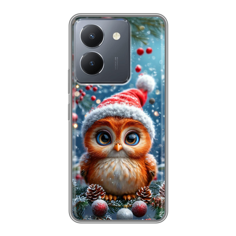 Силиконовый чехол на Vivo Y36 с принтом Новый год Силиконовый чехол на Vivo Y36 с принтом Новый год