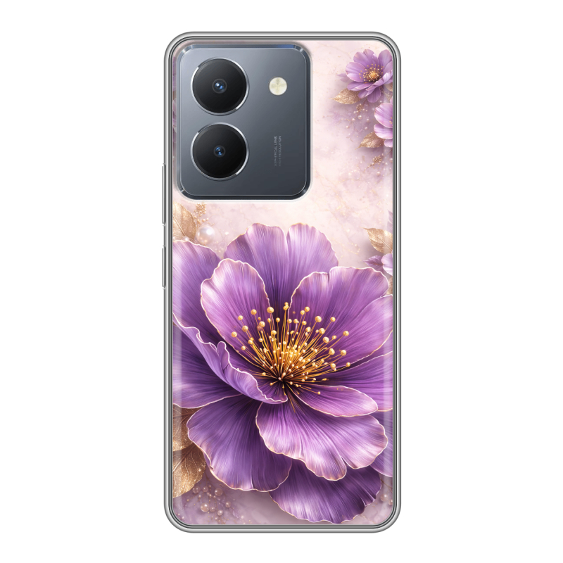 Силиконовый чехол на Vivo Y36 с принтом женский Силиконовый чехол на Vivo Y36 с принтом женский