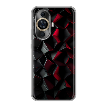 Силиконовый чехол на Huawei Nova 11 с принтом Абстракция