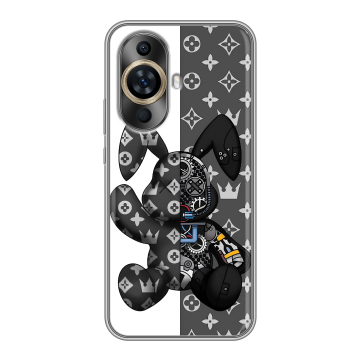 Силиконовый чехол на Huawei Nova 11 с принтом Луи робот