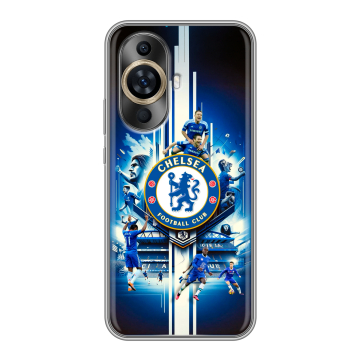 Силиконовый чехол на Huawei Nova 11 с принтом Chelsea Челси
