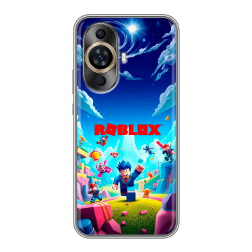 Силиконовый чехол на Huawei Nova 11 с принтом Roblox Роблокс Силиконовый чехол на Huawei Nova 11 с принтом Roblox Роблокс