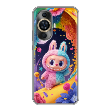 Силиконовый чехол на Huawei Nova 11 с принтом Labubu Лабубу Силиконовый чехол на Huawei Nova 11 с принтом Labubu Лабубу