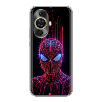 Силиконовый чехол на Huawei Nova 11 с принтом Spiderman Человек паук