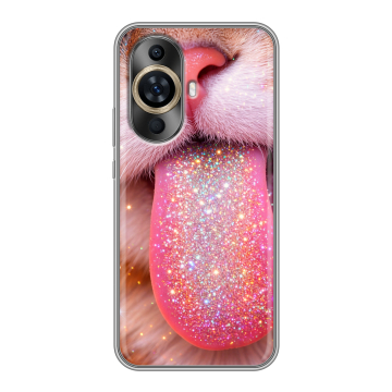 Силиконовый чехол на Huawei Nova 11 с принтом для девочек Силиконовый чехол на Huawei Nova 11 с принтом для девочек