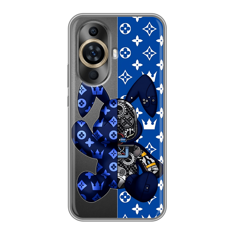 Силиконовый чехол на Huawei Nova 11 с принтом Луи робот Силиконовый чехол на Huawei Nova 11 с принтом Луи робот