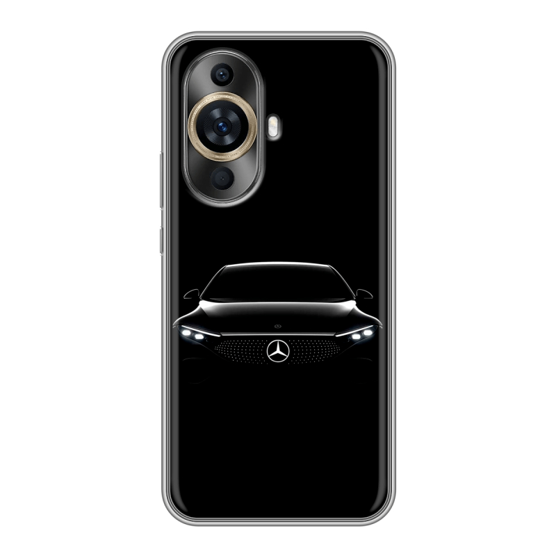 Силиконовый чехол на Huawei Nova 11 с принтом Mercedes Мерседес Силиконовый чехол на Huawei Nova 11 с принтом Mercedes Мерседес