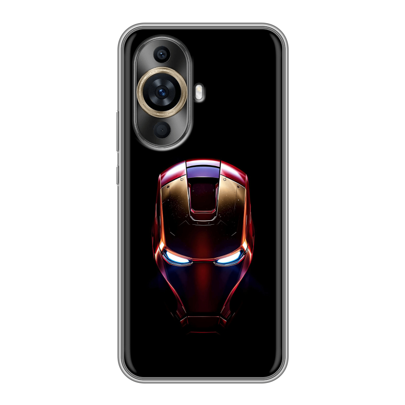 Силиконовый чехол на Huawei Nova 11 с принтом IronMan Железный человек Силиконовый чехол на Huawei Nova 11 с принтом IronMan Железный человек