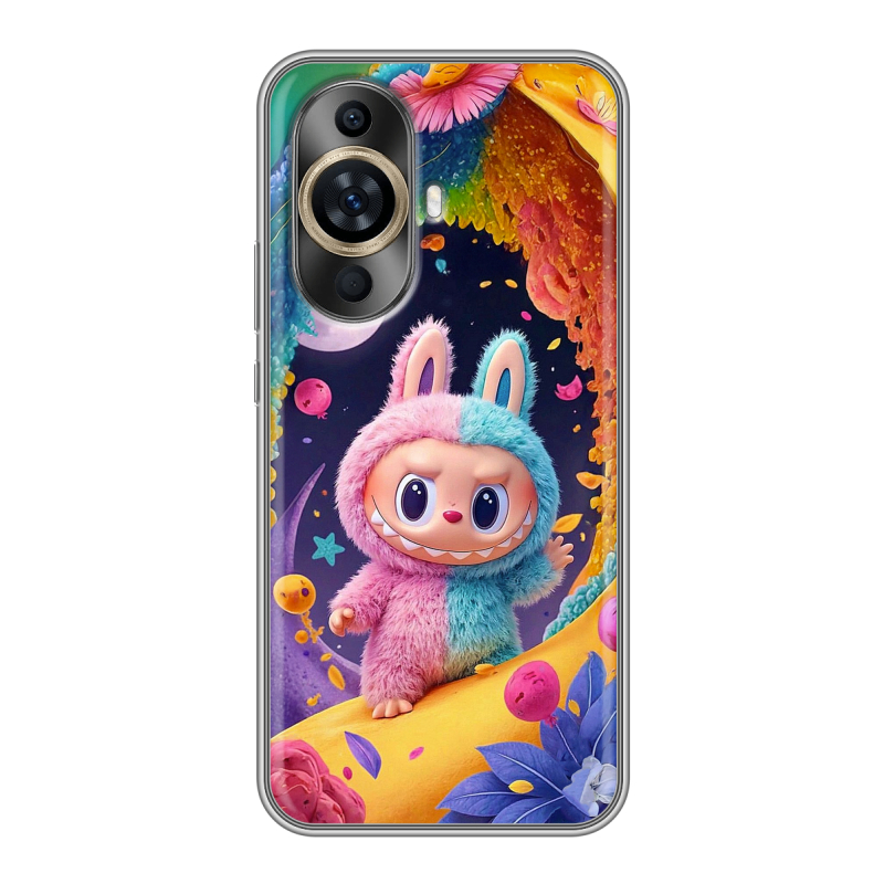 Силиконовый чехол на Huawei Nova 11 с принтом Labubu Лабубу Силиконовый чехол на Huawei Nova 11 с принтом Labubu Лабубу