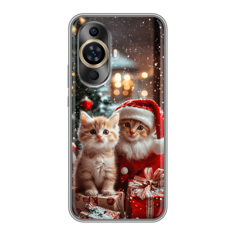 Силиконовый чехол на Huawei Nova 11 с принтом Новый год Силиконовый чехол на Huawei Nova 11 с принтом Новый год