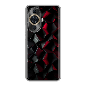 Силиконовый чехол на Huawei Nova 11 Pro с принтом Абстракция