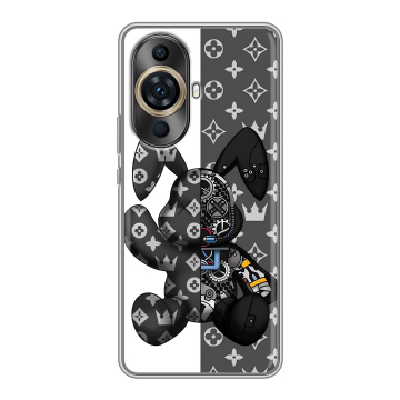 Силиконовый чехол на Huawei Nova 11 Pro с принтом Луи робот Силиконовый чехол на Huawei Nova 11 Pro с принтом Луи робот