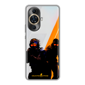 Силиконовый чехол на Huawei Nova 11 Pro с принтом Контер страйк Counter strike Силиконовый чехол на Huawei Nova 11 Pro с принтом Контер страйк Counter strike