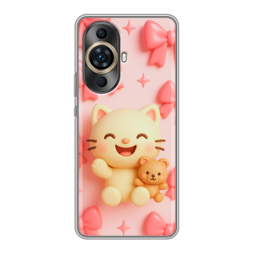 Силиконовый чехол на Huawei Nova 11 Pro с принтом для девочек Силиконовый чехол на Huawei Nova 11 Pro с принтом для девочек