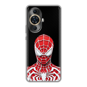 Силиконовый чехол на Huawei Nova 11 Pro с принтом человек паук spiderman Силиконовый чехол на Huawei Nova 11 Pro с принтом человек паук spiderman