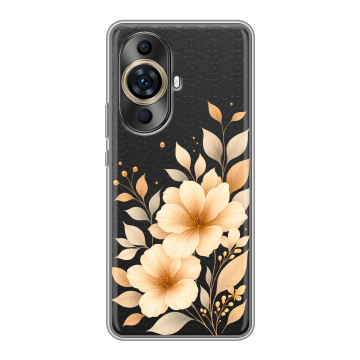 Силиконовый чехол на Huawei Nova 11 Pro с принтом для девушки