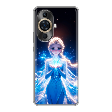 Силиконовый чехол на Huawei Nova 11 Pro с принтом Холодное сердце Frozen Силиконовый чехол на Huawei Nova 11 Pro с принтом Холодное сердце Frozen